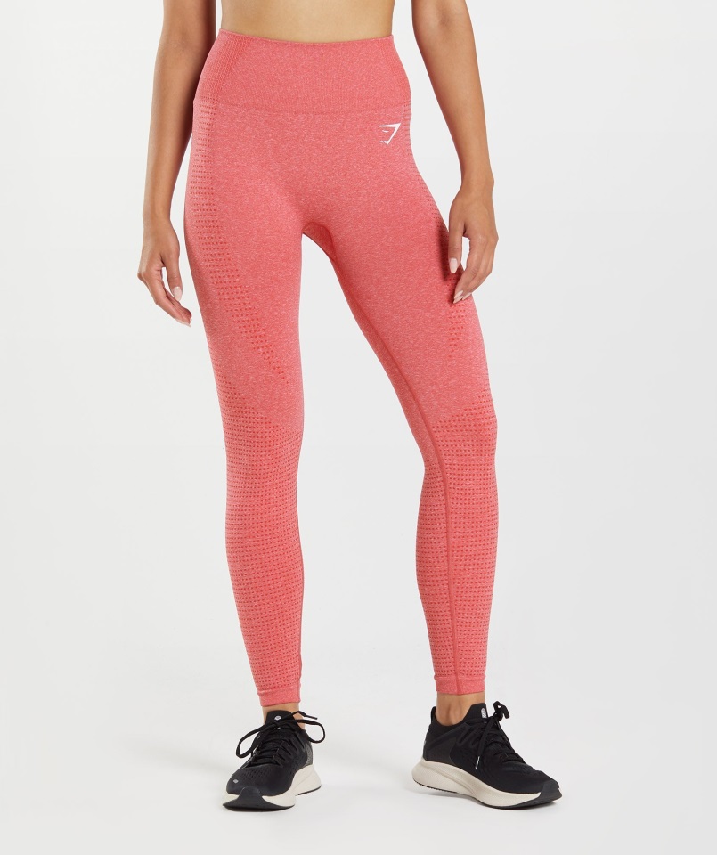 Leggings Gymshark Vital Seamless 2.0 Chilli Rojo Jaspeado