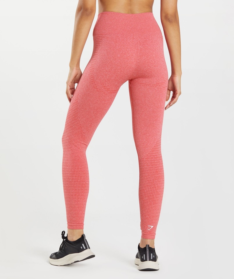 Leggings Gymshark Vital Seamless 2.0 Chilli Rojo Jaspeado