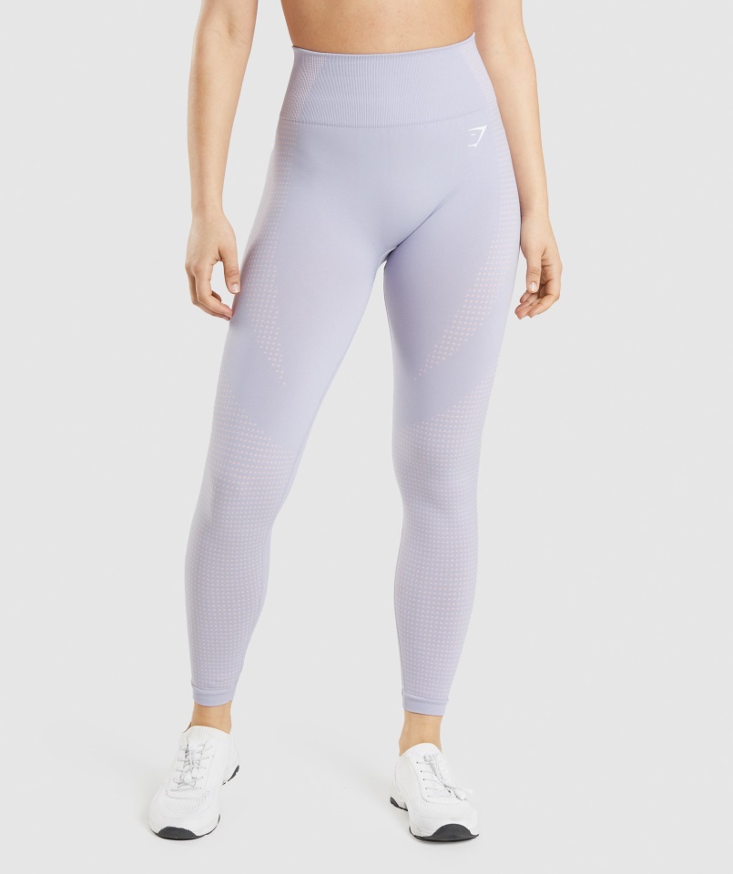 Leggings Gymshark Vital Seamless 2.0 Moonstone Azul Jaspeado