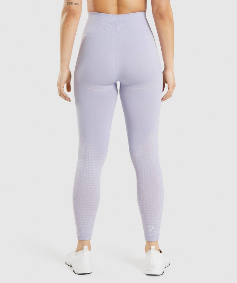 Leggings Gymshark Vital Seamless 2.0 Moonstone Azul Jaspeado