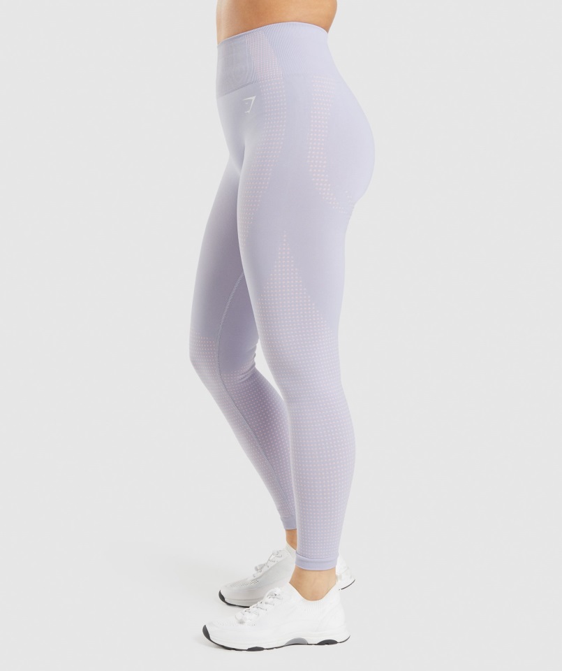 Leggings Gymshark Vital Seamless 2.0 Moonstone Azul Jaspeado