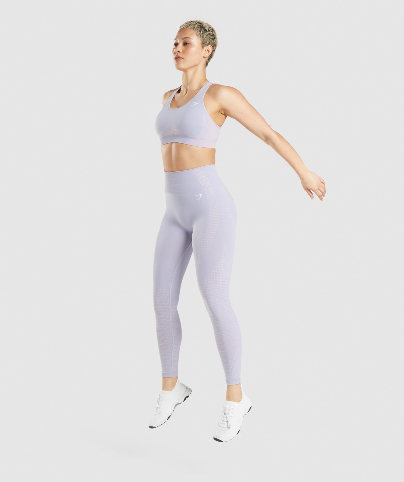 Leggings Gymshark Vital Seamless 2.0 Moonstone Azul Jaspeado