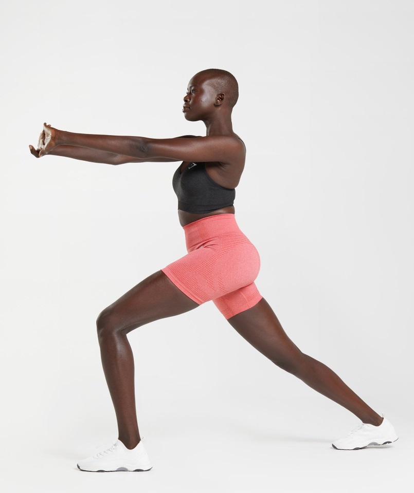 Pantalones Cortos Gymshark Vital Seamless 2.0 Chilli Red Marl