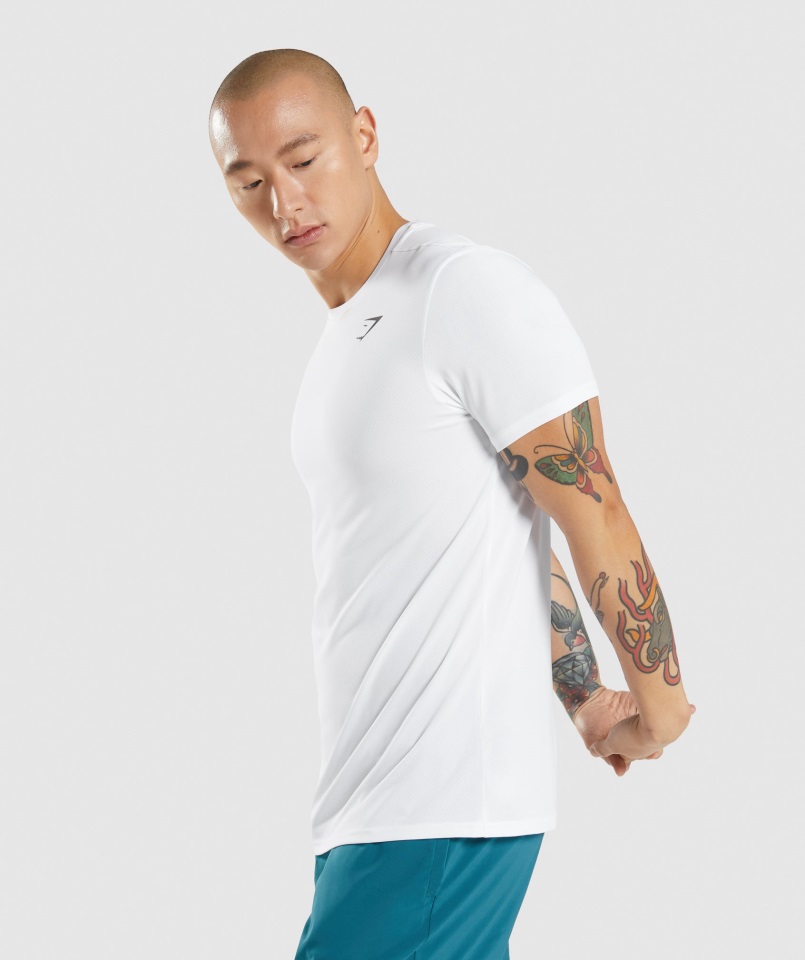 Camiseta Gymshark Llegada Blanca