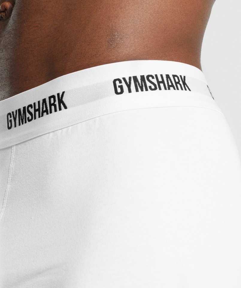 Gymshark Boxers Blancos Paquete De 2