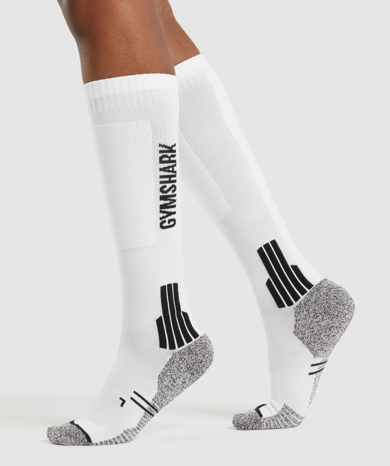 Calcetines De Halterofilia Gymshark Blancos