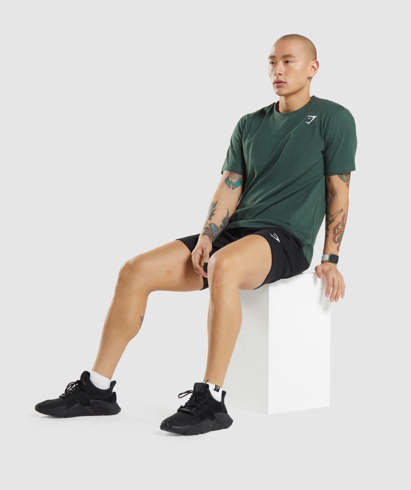 Gymshark Calcetines Deportivos Con Lengüeta Tejida 3pk Blanco