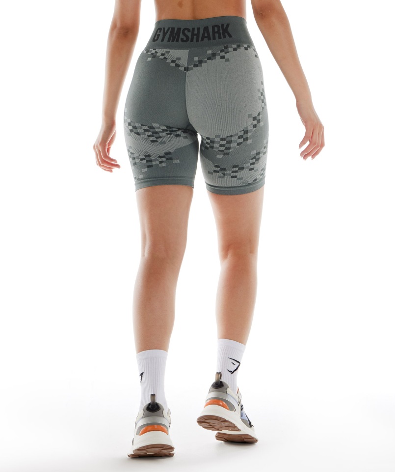 Culotte Sin Costuras Gymshark Wtflex Cyborg Gris Antracita-negro-gris Claro