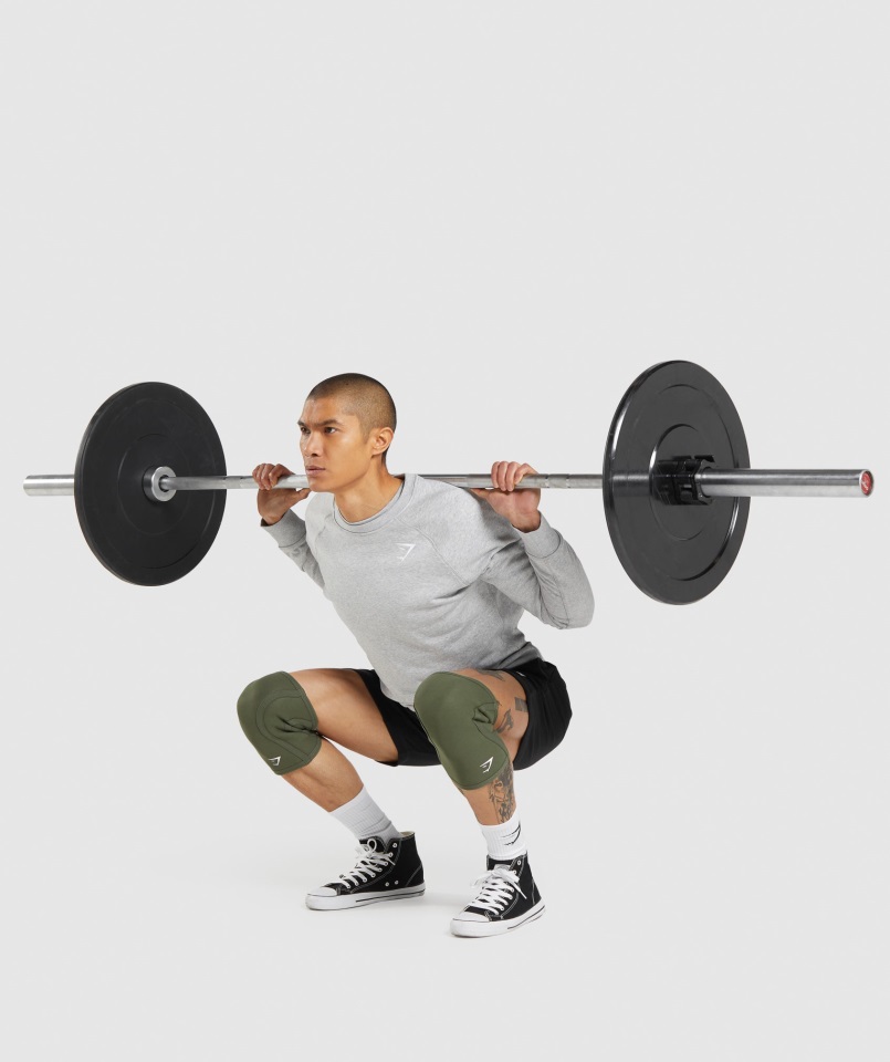 Rodilleras 5mm Verde Oliva Gymshark