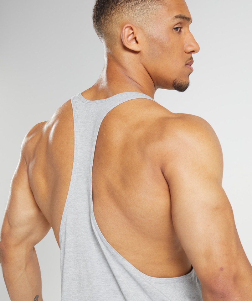 Larguero Heredado Gris Claro Core Marl Gymshark