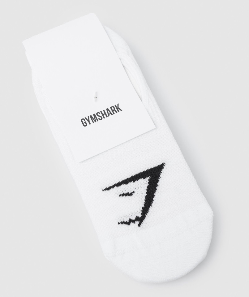 Paquete De 3 Calcetines Invisibles Gymshark Blanco