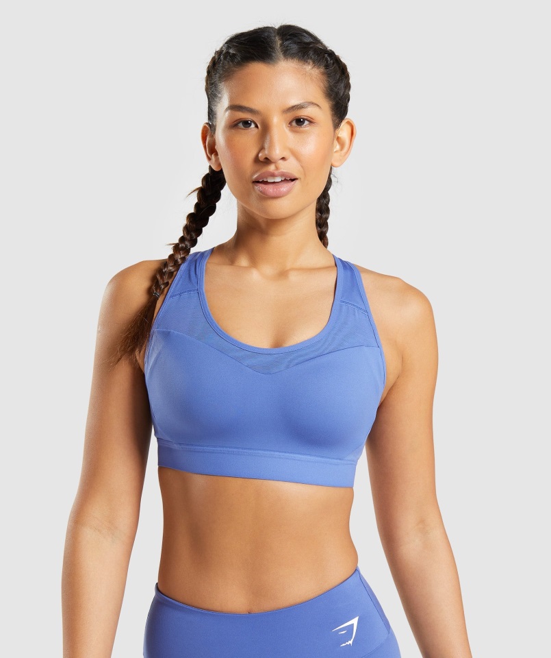 Sujetador Deportivo Espalda Abierta Court Blue Gymshark