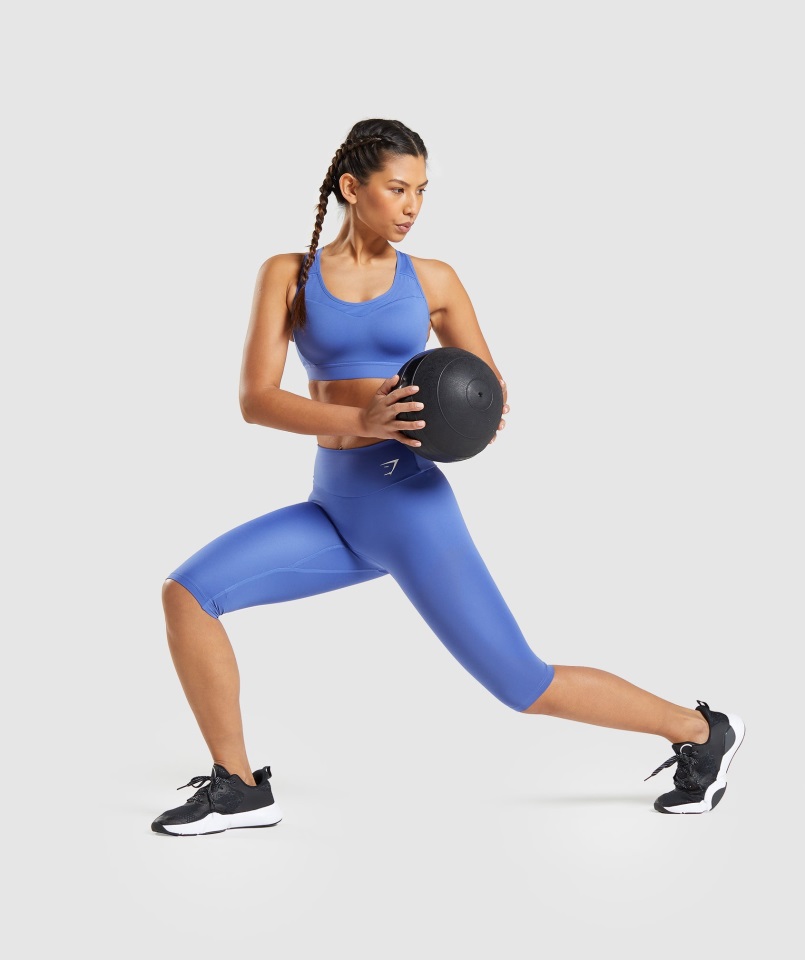 Sujetador Deportivo Espalda Abierta Court Blue Gymshark