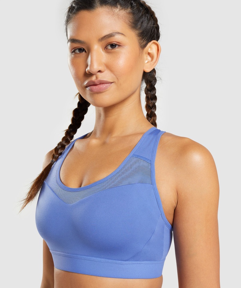 Sujetador Deportivo Espalda Abierta Court Blue Gymshark