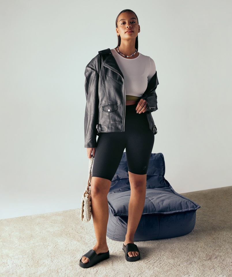 Culotte Sin Costuras Pausa Negro Gymshark