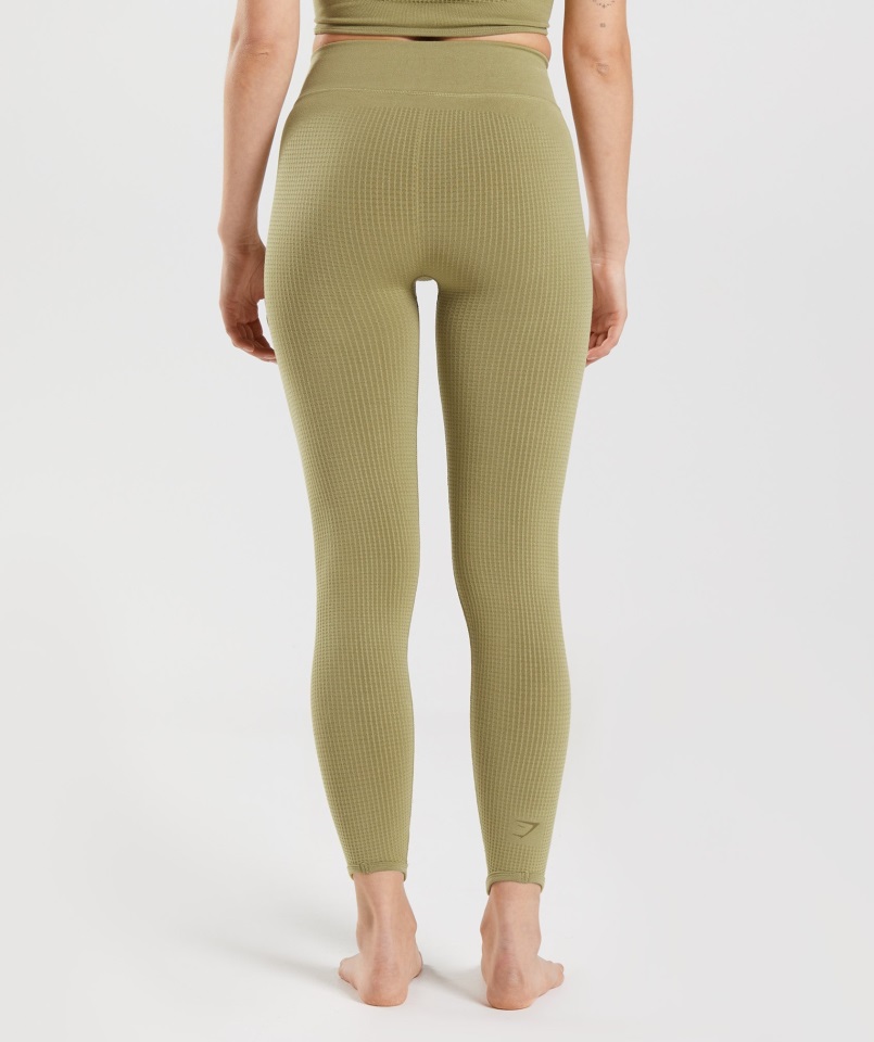 Pausa Leggins Sin Costura Griffin Verde Gymshark