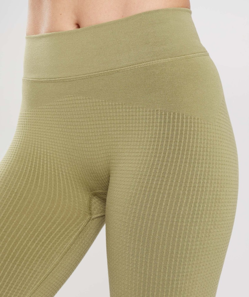 Pausa Leggins Sin Costura Griffin Verde Gymshark