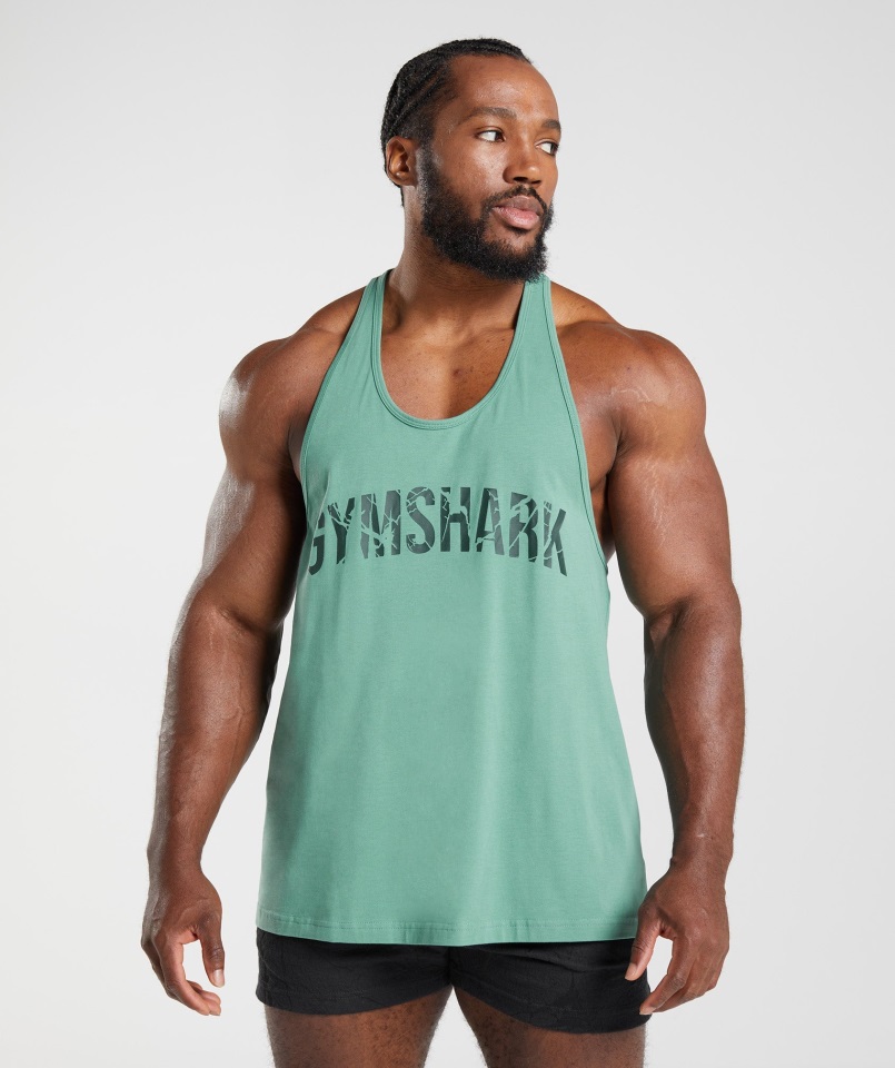 Power Stringer Verde Alpino Gymshark