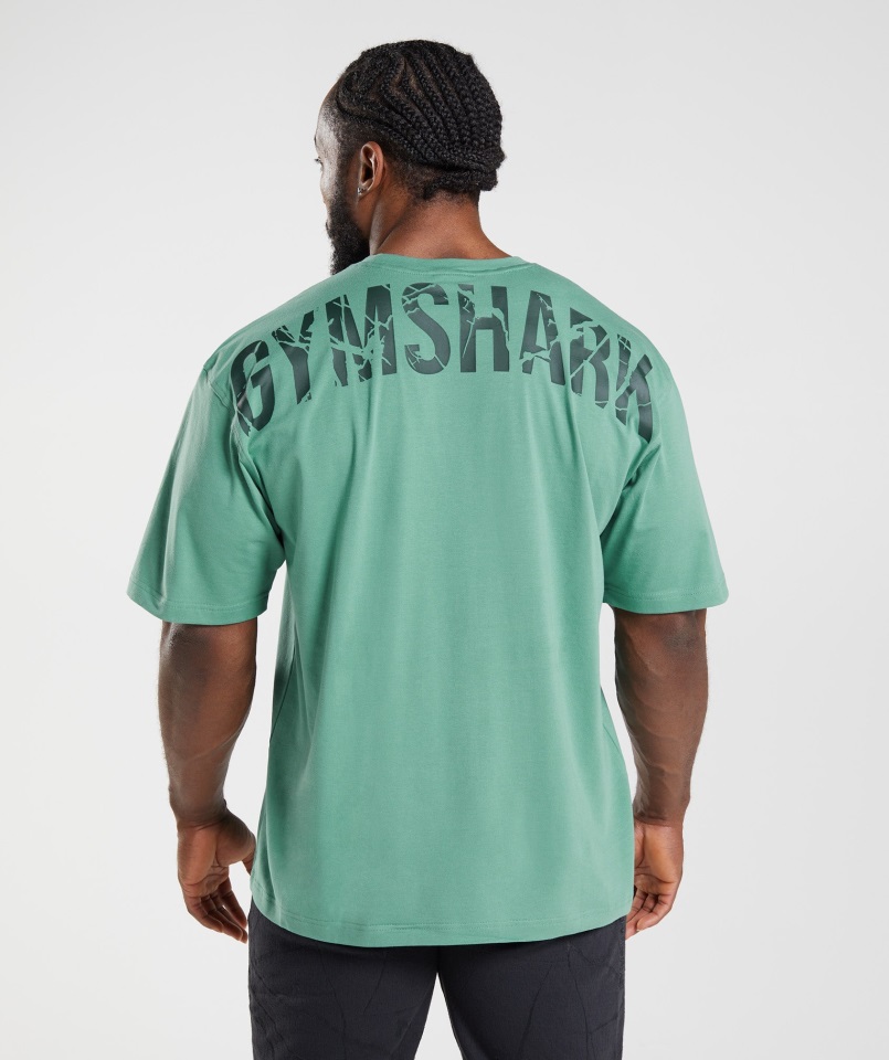 Power T-shirt Verde Alpino Gymshark