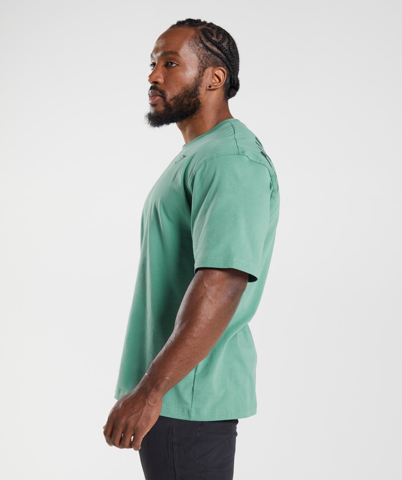 Power T-shirt Verde Alpino Gymshark
