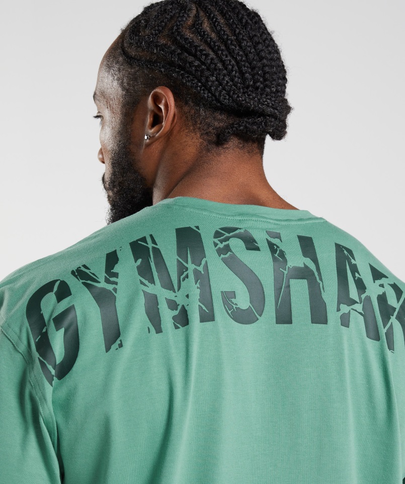 Power T-shirt Verde Alpino Gymshark