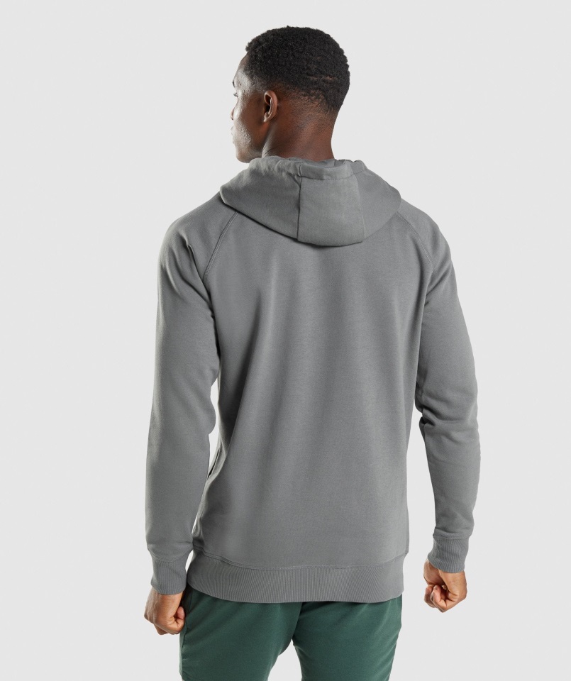 Sudadera Con Relleno De Cabeza De Tiburón Carbón Gymshark
