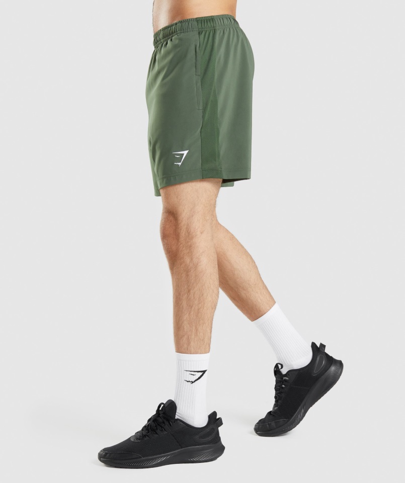 Pantalones Cortos De Deporte Verde Gymshark