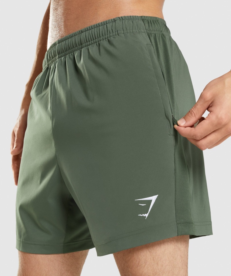 Pantalones Cortos De Deporte Verde Gymshark