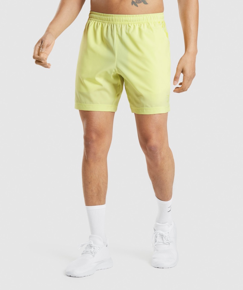 Sport Stripe 7" Short Verde Luciérnaga Gymshark