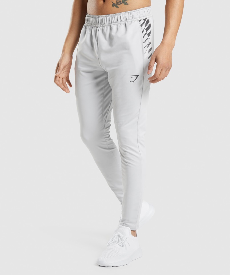 Jogger Sport Stripe Gris Claro Gymshark