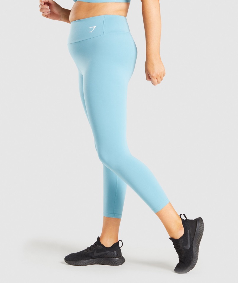 Leggins Training 7-8 Azul Claro Gymshark