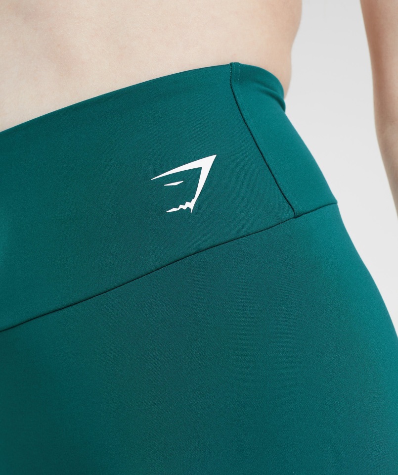Pantalones Cortos De Ciclismo De Entrenamiento Invierno Verde Azulado Gymshark