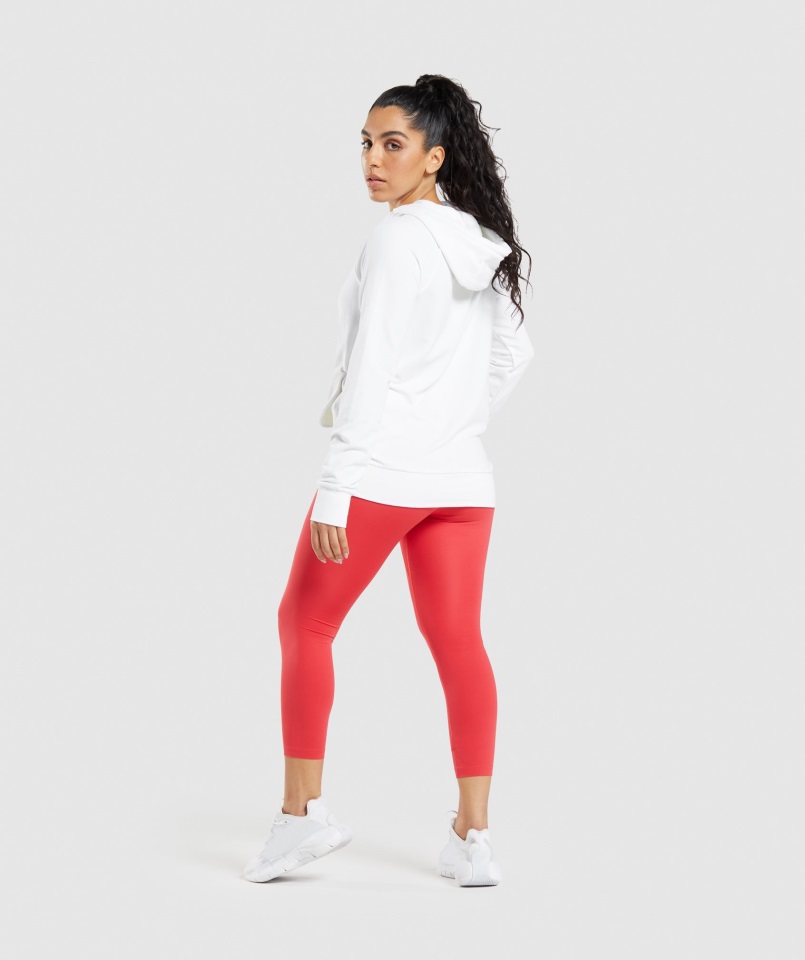 Sudadera Con Capucha De Entrenamiento Blanca Gymshark