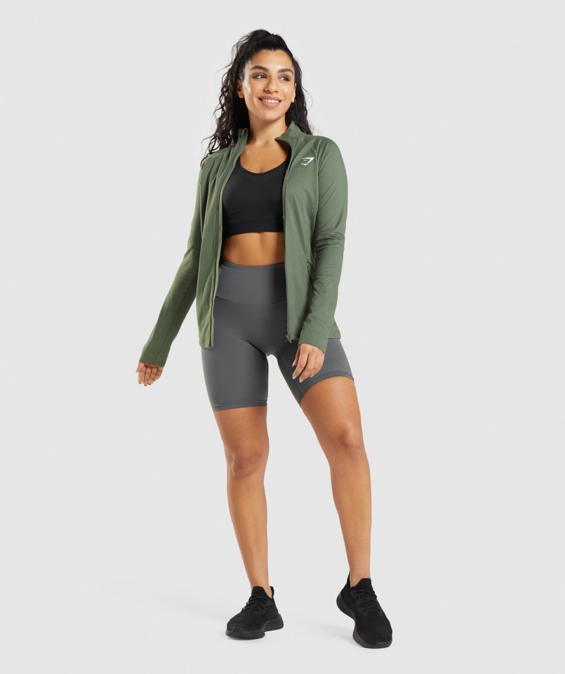 Chaqueta De Entrenamiento Core Olive Gymshark