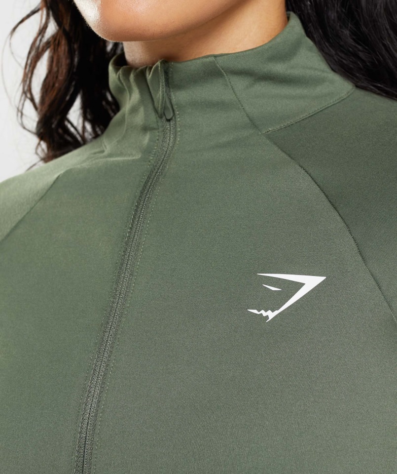 Chaqueta De Entrenamiento Core Olive Gymshark