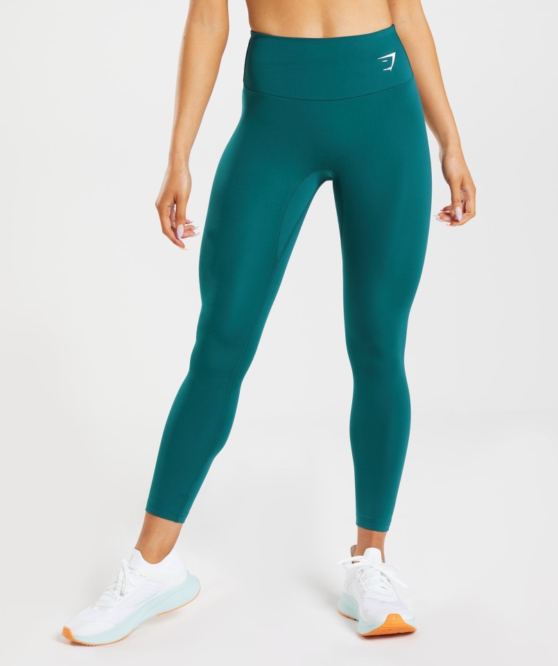 Polainas De Entrenamiento Invierno Verde Azulado Gymshark