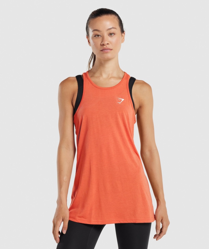 Chaleco De Entrenamiento Oversize Naranja Gymshark