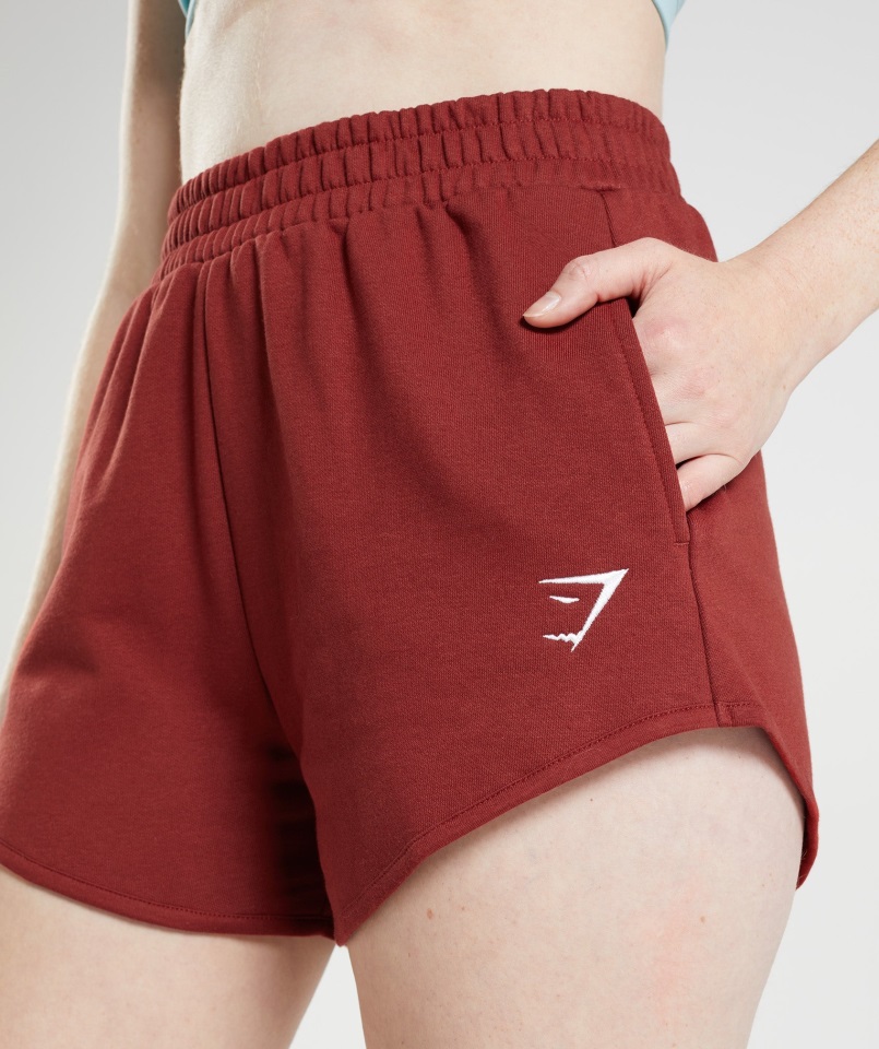 Shorts Deportivos De Entrenamiento Rosewood Red Gymshark