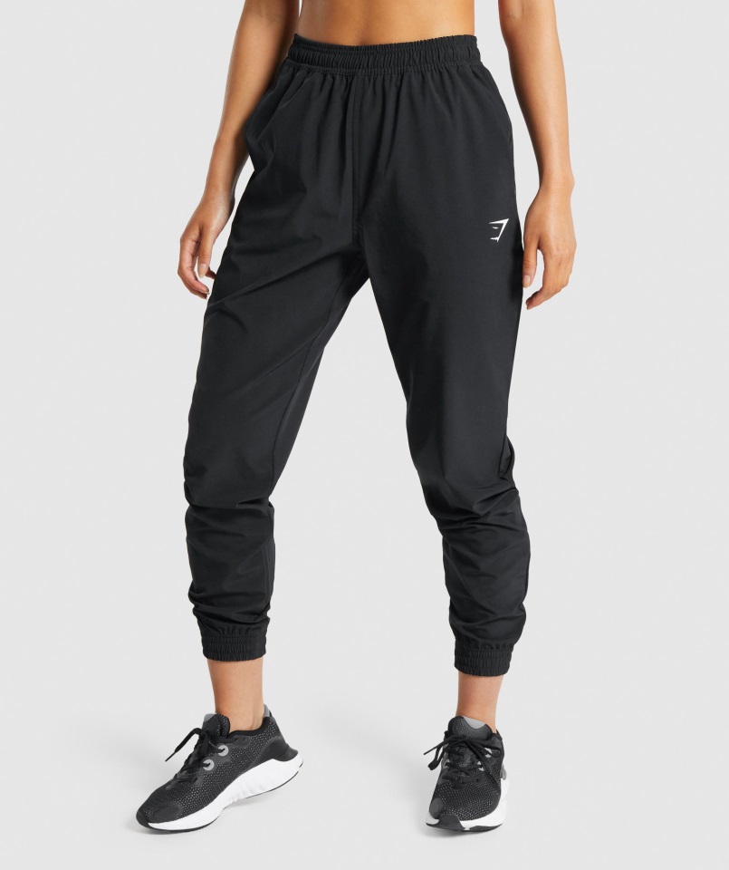 Joggers De Entrenamiento Tejido Negro Gymshark