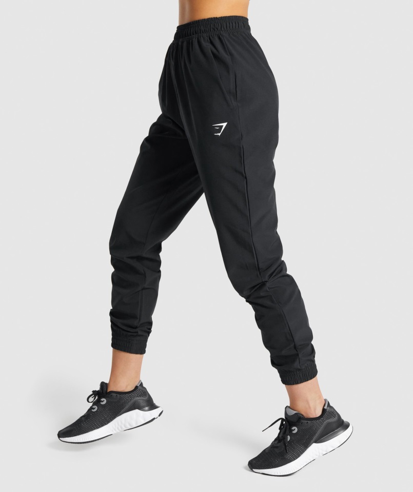 Joggers De Entrenamiento Tejido Negro Gymshark