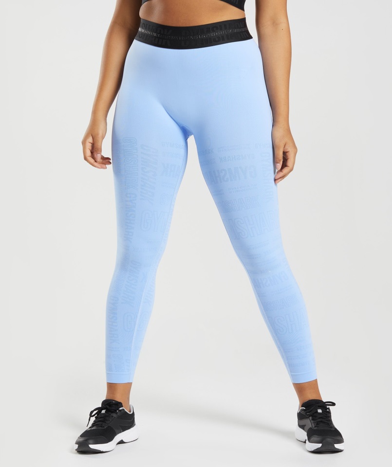 Leggins Vision Piedra Lunar Azul Gymshark
