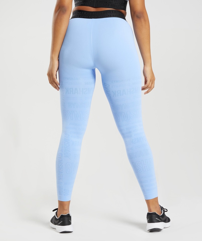 Leggins Vision Piedra Lunar Azul Gymshark