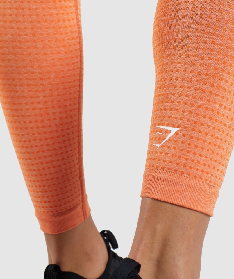Legging Vital Seamless 2.0 Albaricoque Naranja Jaspeado Gymshark