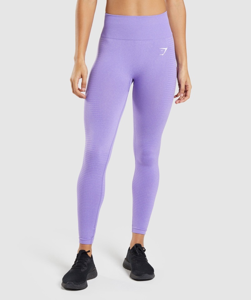Legging Vital Sin Costuras 2.0 Violeta Brillante Jaspeado Gymshark