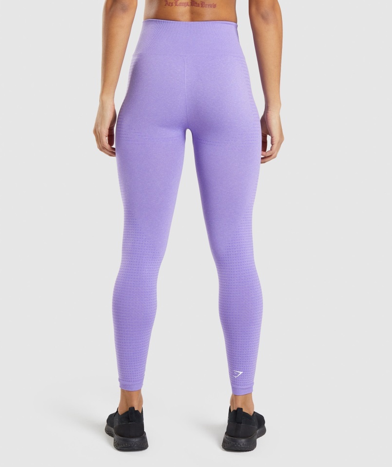 Legging Vital Sin Costuras 2.0 Violeta Brillante Jaspeado Gymshark