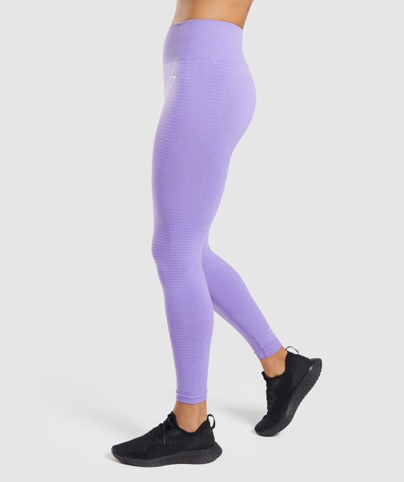 Legging Vital Sin Costuras 2.0 Violeta Brillante Jaspeado Gymshark