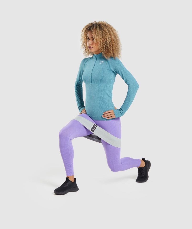 Legging Vital Sin Costuras 2.0 Violeta Brillante Jaspeado Gymshark
