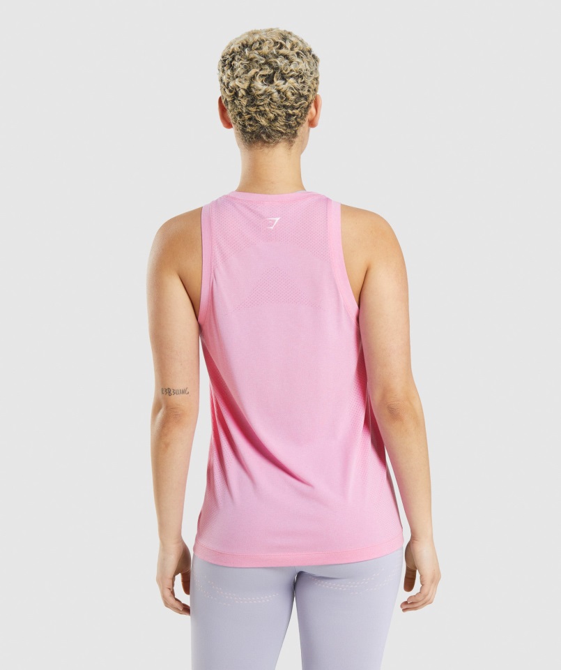 Vital Seamless 2.0 Tanque Suelto Ligero Sorbete Rosa Jaspeado Gymshark