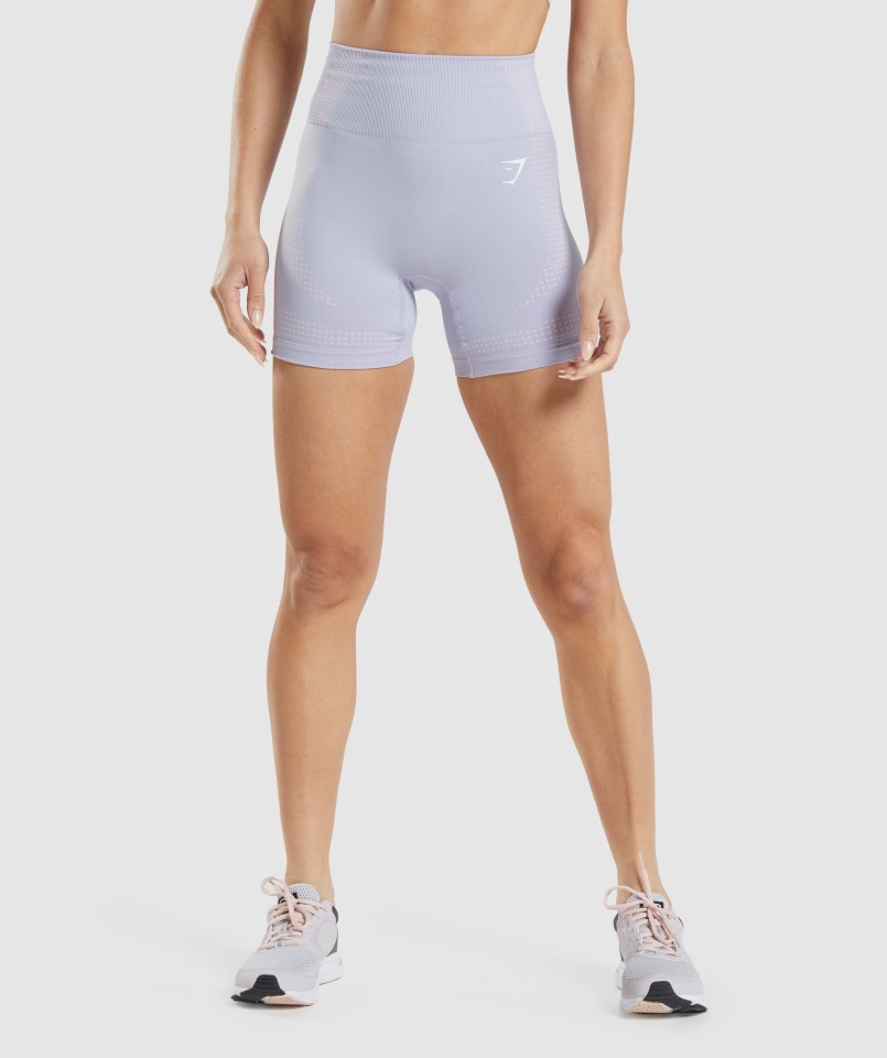 Pantalón Corto Vital Seamless 2.0 Moonstone Blue Marl Gymshark