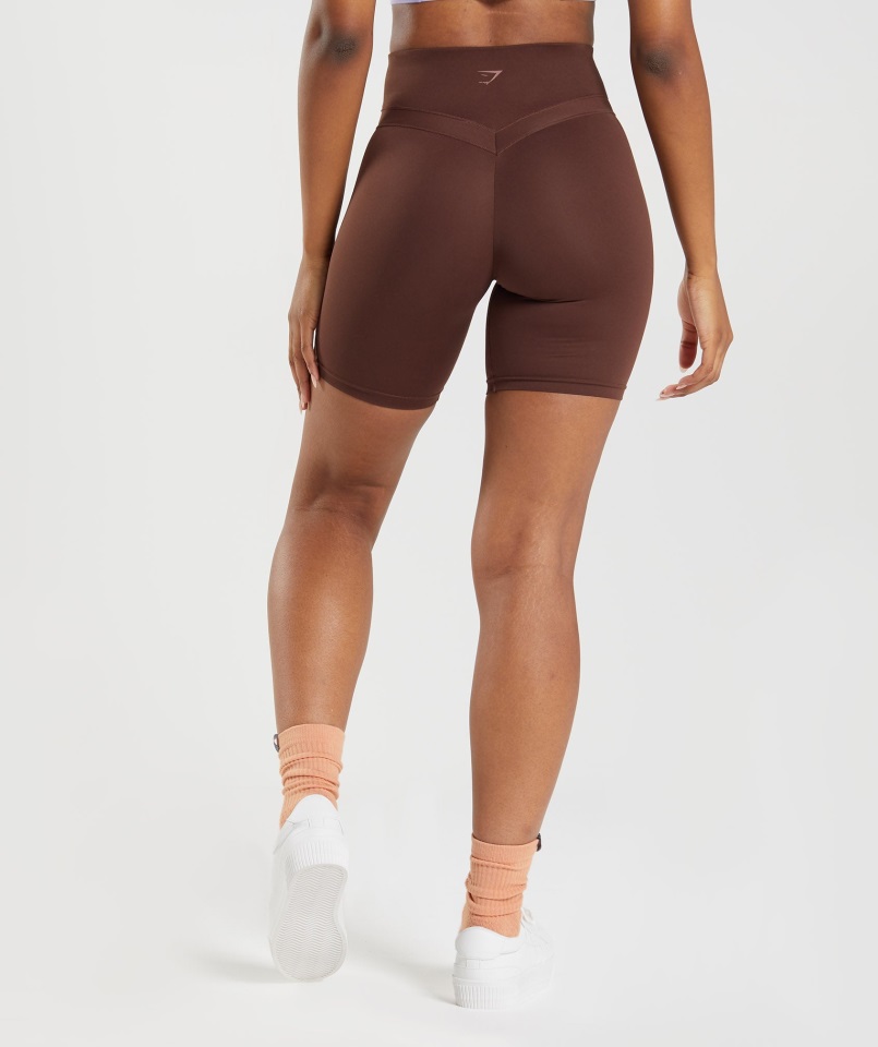 Culotte Corto De Ciclismo Whitney Rekindle Brown Gymshark